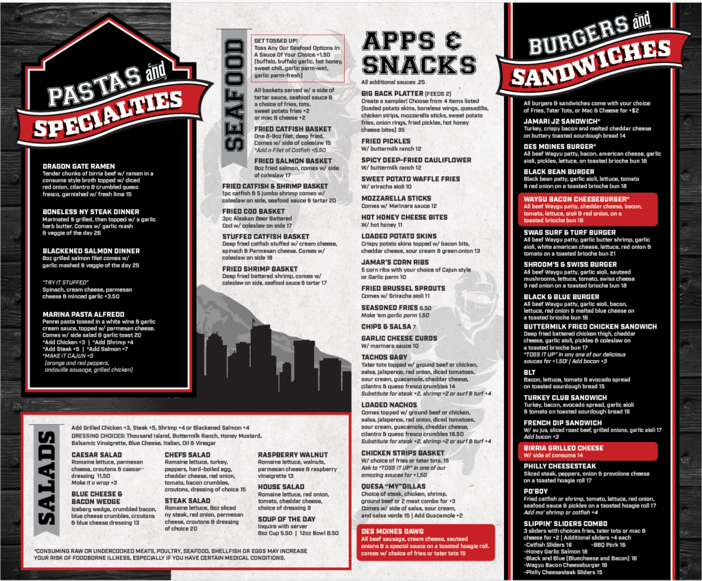 Dinner Menu 2